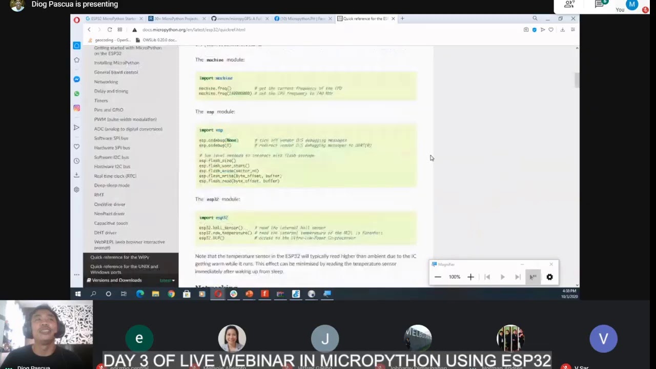 Micropython Webinar @ e-Gizmo - Day 3 - YouTube