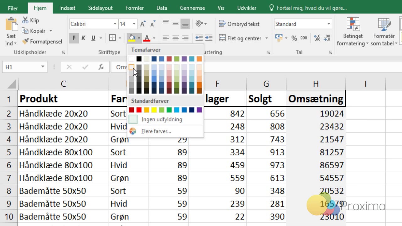 Få et pænt Excelark på mindre end 7 minutter YouTube