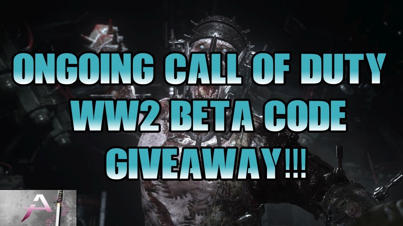 Call Of Duty World War 2 Beta Code Giveaway Ongoing!!! - YouTube
