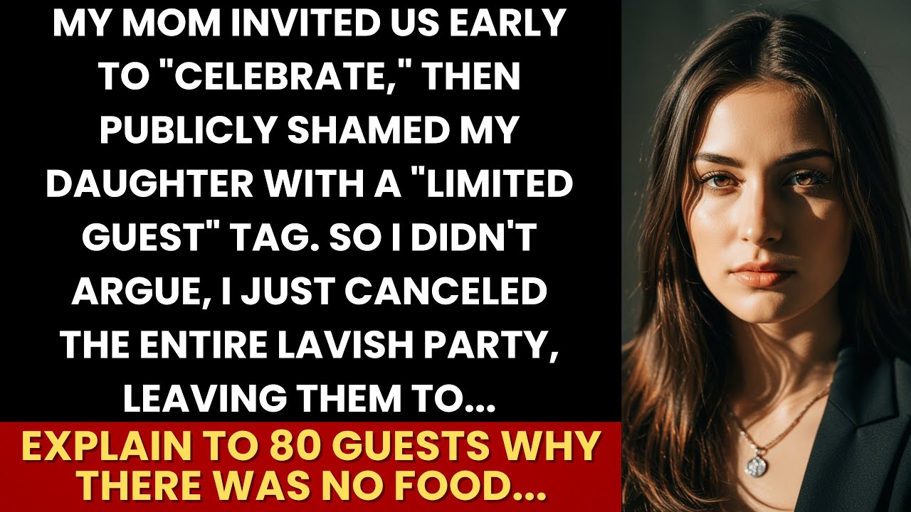 My Mom Shamed My Daughter At Her Party, So I Canceled The Catering & Left Her With 80 Hungry Guests