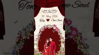 Wedding invitation....Save the date....Comment your date....