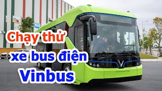 Chạy thử Vinbus điện phục vụ cư dân Vinhomes Smart City|VuongLand