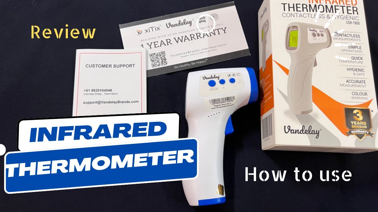 Infrared Thermometer from Amazon | Review and demo of Infrared Thermometer