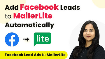 How to Add Facebook Leads to MailerLite | Facebook Lead Ads to MailerLite