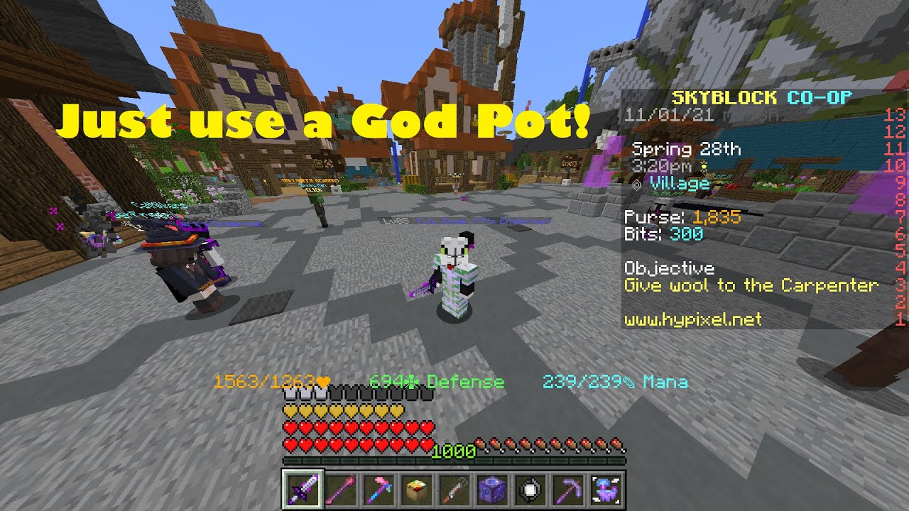 How to farm Zealots for Beginners! (Just use a God Potion) YouTube