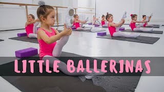 Little Ballerinas In Ballet Class 3-4-5 Years Old