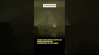 Full Stormy Skies Over US Capitol as Severe Weather Hits Washington, DC Last Night Update