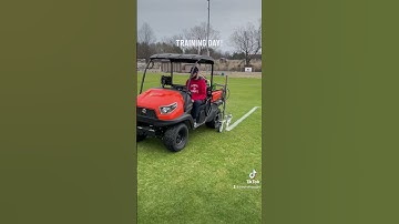 GPS training day!  #gps #autosteer #kubota #soccer #turf #traqnology