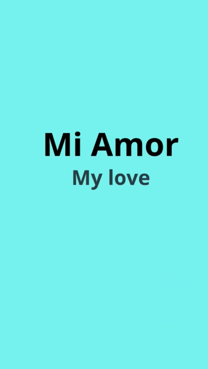 How To Say MY LOVE IN SPANISH shorts spanishvocabulary spanishvocab How To Say MY LOVE IN SPANISH shorts spanishvocabulary spanishvocab