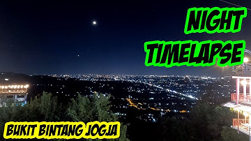 Pesona Bukit Bintang Jogja di Malam Hari. 4K60fps