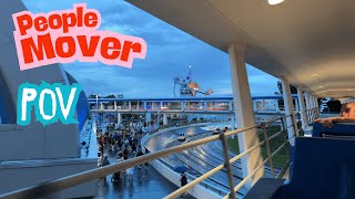 🚋 PeopleMover Full Ride POV & Relaxing Tomorrowland Ambience – Walt Disney World