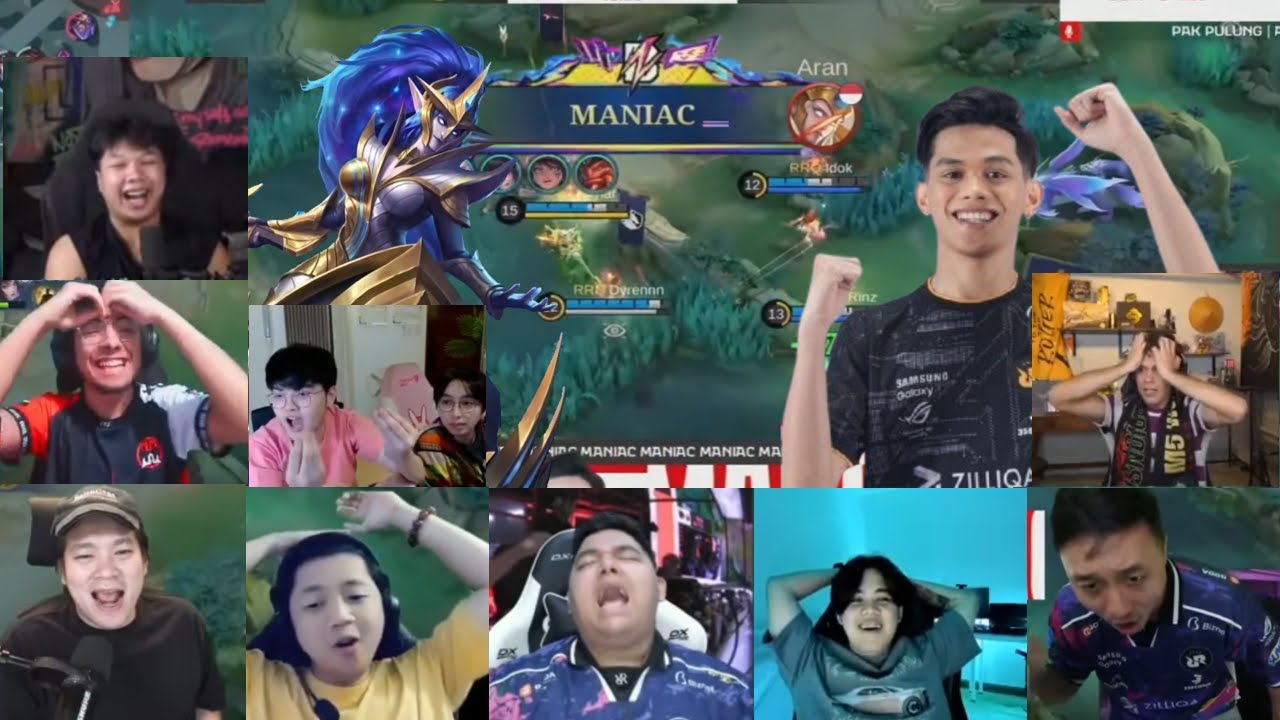 STREAMERS REACT TO SKYLAR'S MANIAC | MPL ID GRAND FINALS GAME 2