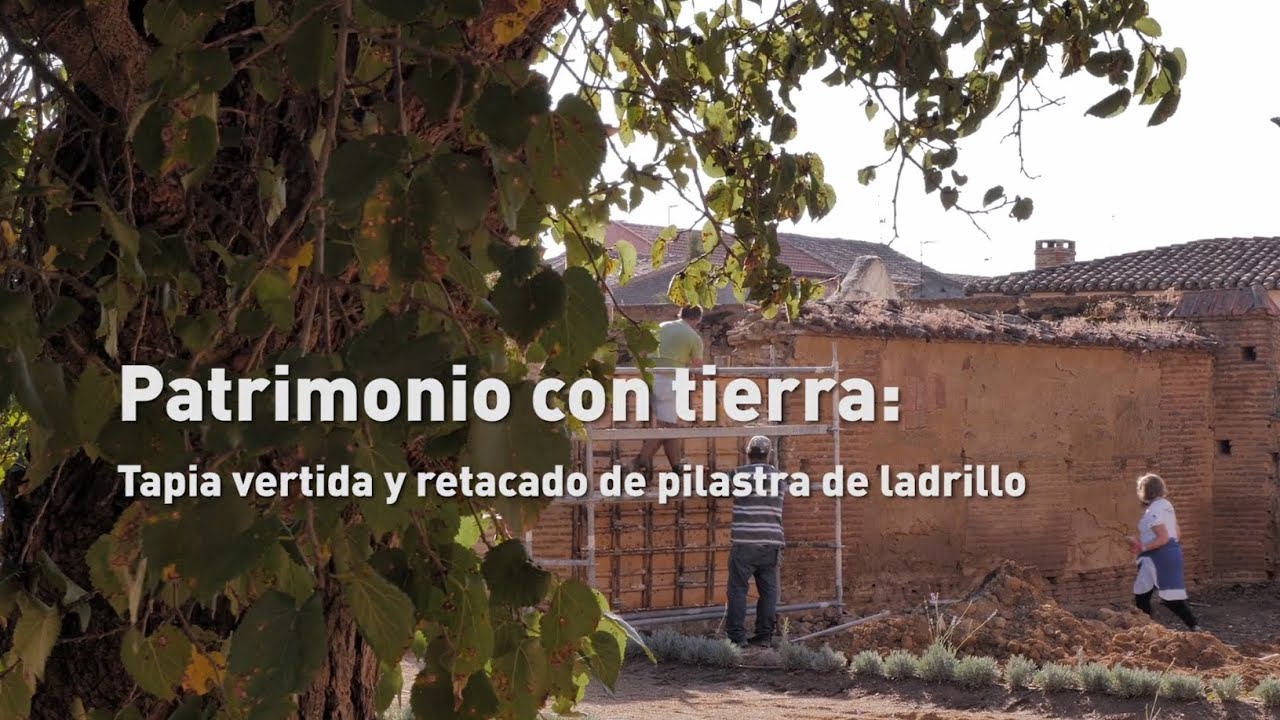 TAPIA VERTIDA Y RETACADO DE PILASTRA - PATRIMONIO CON TIERRA