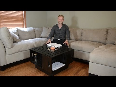 Crate Coffee Table Build and Review DIY How To - YouTube