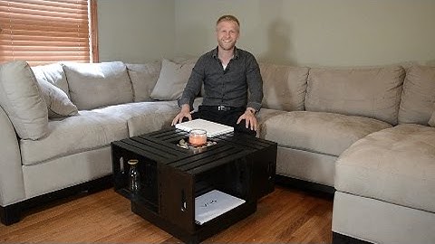 Crate Coffee Table Build and Review DIY How To
