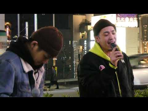 大川晴也&福田賢太 cover『TSUNAMI / サザンオールスターズ』金山駅路上ライブ