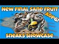 [AOPG] NEW FINAL SAND FRUIT SHOWCASE SNEAK! A One Piece Game | Roblox