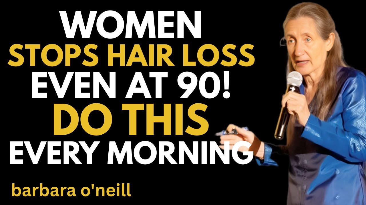 Women 60+ : The 30-Second Morning Habit That STOPS Hair Loss Naturally | Barbara O’Neill