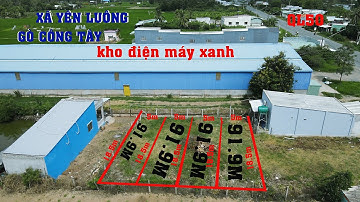 (Đã bán) 5 lô đất nền cách QL50 chỉ 25m có 100% thổ cư tại xã yên luông huyện gò công tây TG