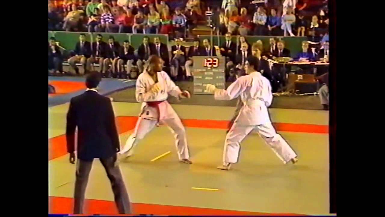 finale championnat d'europe karaté 1987 Equipes Emmanuel PINDA