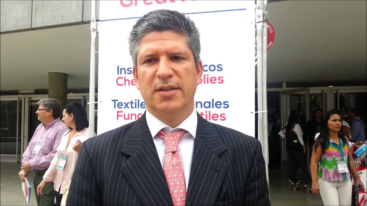 Luis Felipe Hoyos habla sobre Colombiatex ciudad elmina menu