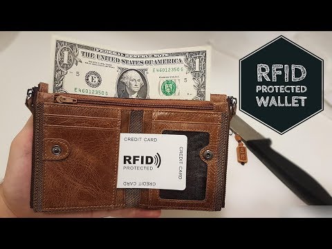 RFID Secure Wallet || Unboxing and Review Real Leather Wallet from Aliexpress
