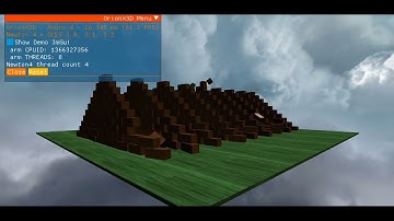 OrionX3D - Android + Newton Dynamics 4 + GLES 3.0, 3.1, 3.2 - test 2 WIP.
