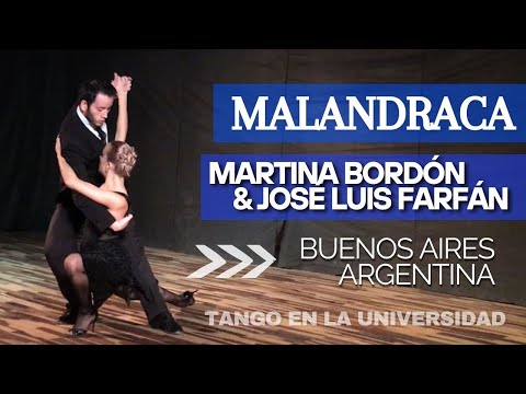 Martina Bordón y José Luis Farfan bailan Malandraca, versión de Color Tango (Junio 2017)