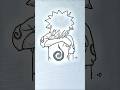 Dibujando a Naruto pequeño #dibujo #naruto