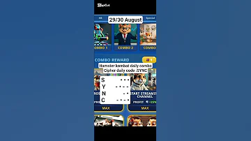 Hamster Kombat Daily Cipher Code 29 August 2025 Full Combo 