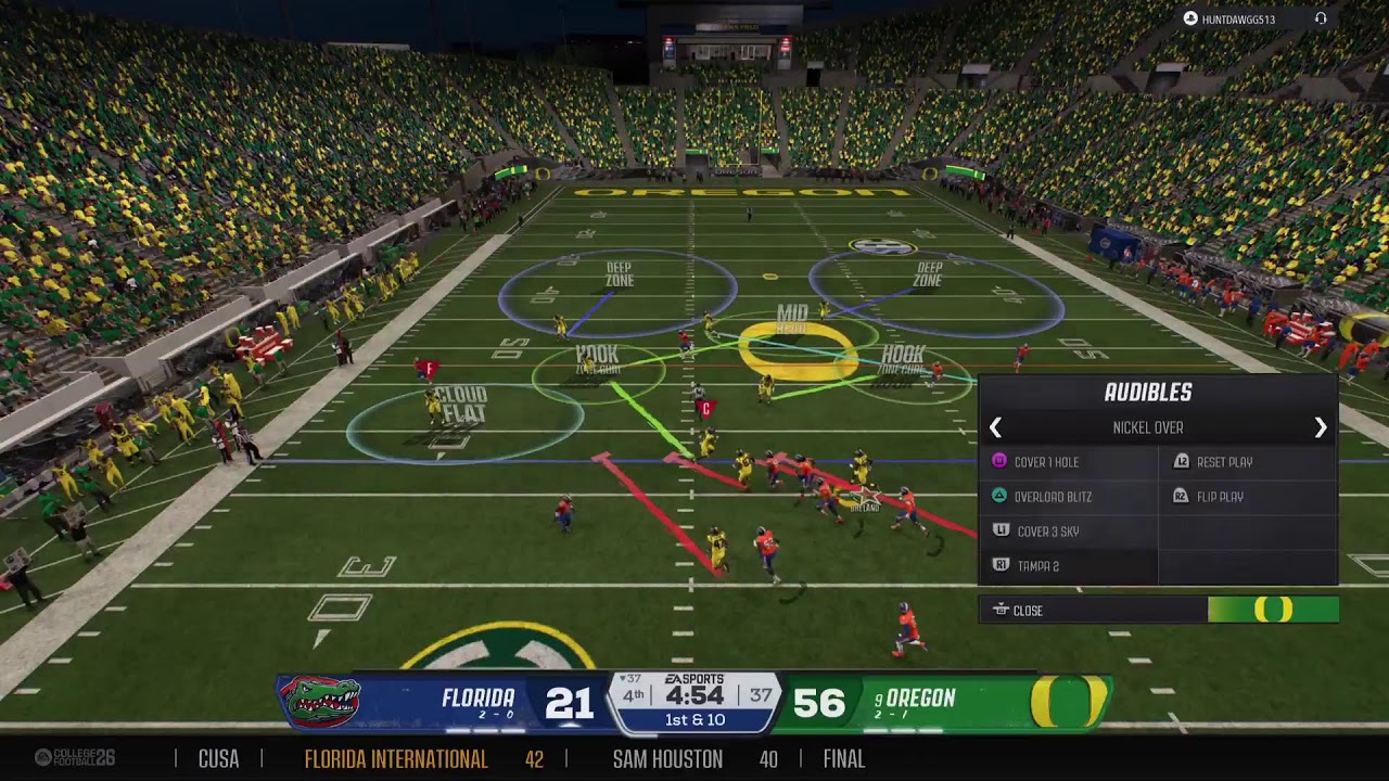 Oregon vs Florida (Gamebreakers LG) 🏈