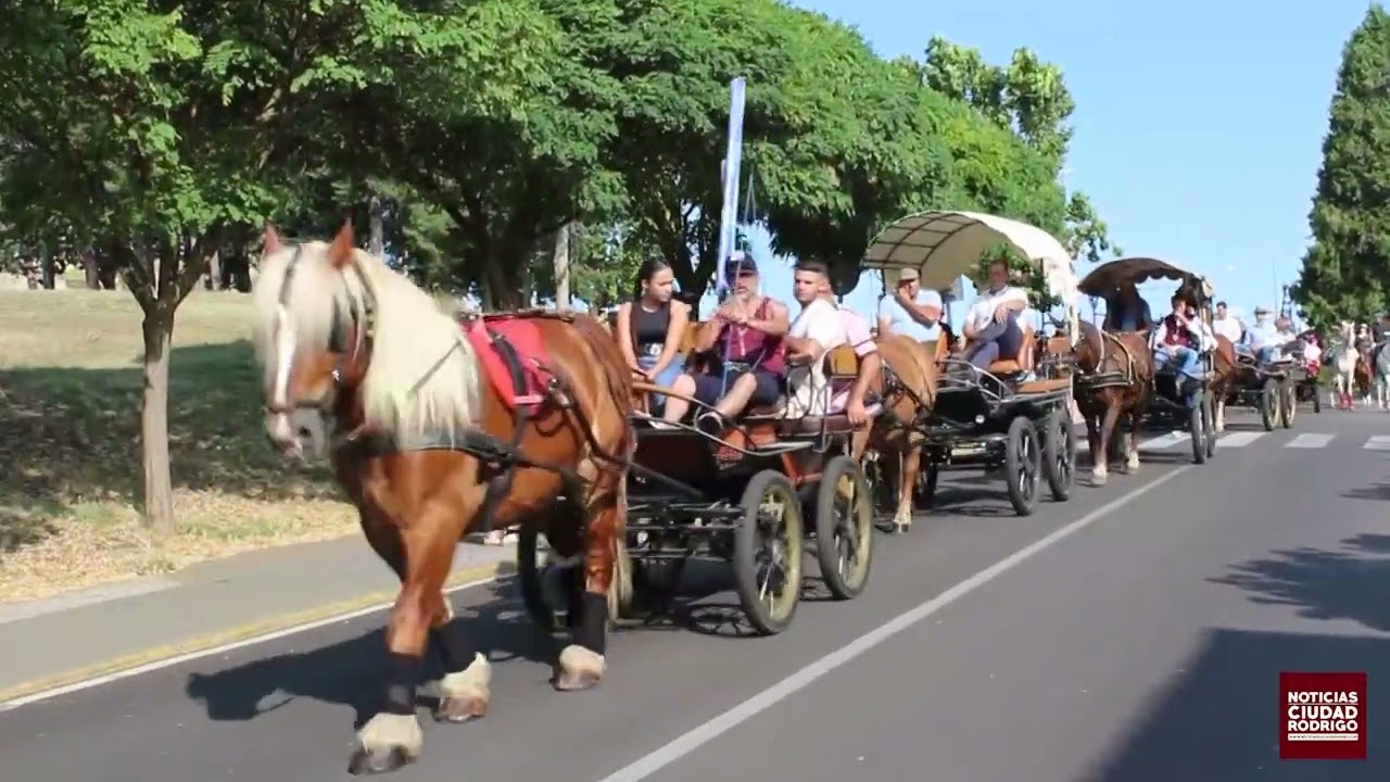 Salida de la Romería a la Peña de Francia 2023