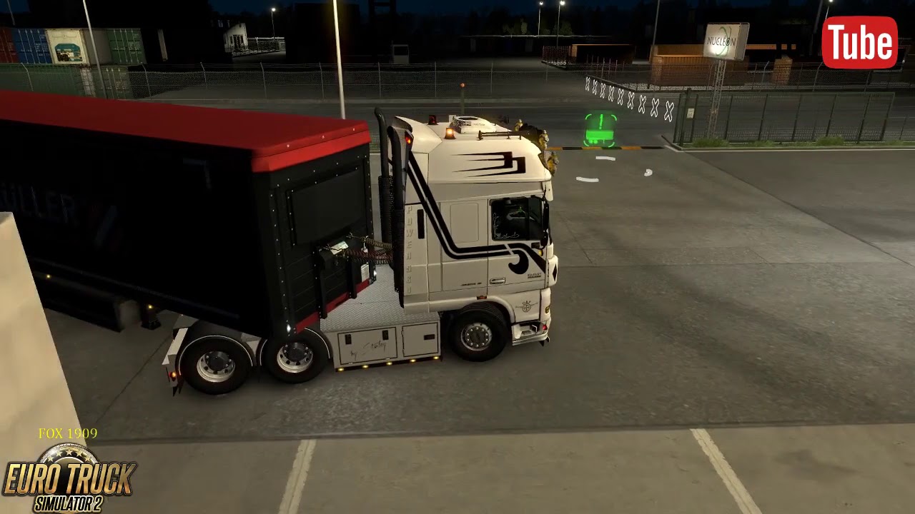 (ETS2 v 1.31) DAF XF BY STANLEY REWORKED ( WITH TRAILER CABLES) - YouTube