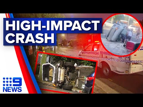 Young woman fighting for life after high-impact crash in Sydney | 9 News Australia