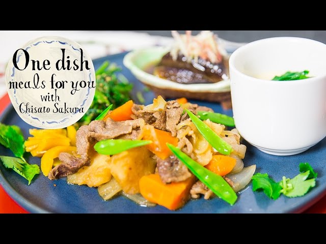肉じゃがワンプレート | One Plate Flavors of Japan: Braised meat