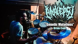 ANALEPSY "GENETIC MUTATIONS" | DRUM CAM (LIVE) #blastbeats #metaldrumming