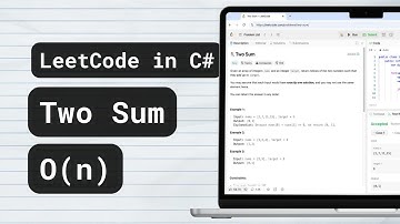 LeetCode in C# | 1. Two Sum | Fast O(n) solution | ASMR Coding