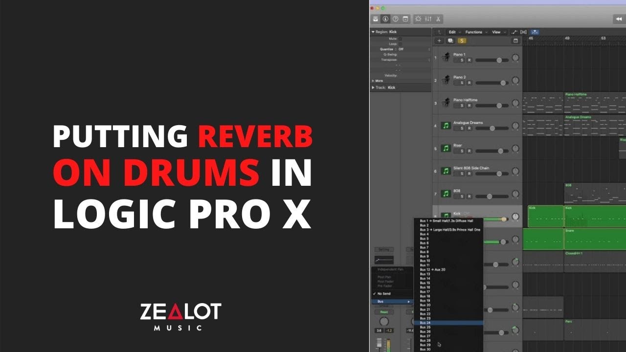 The Proper Way to Put Reverb on Drums