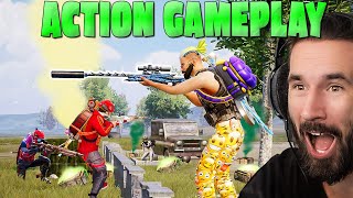 HARD Squad Gameplay With Amazing Action Moments 😮 PUBG MOBILE