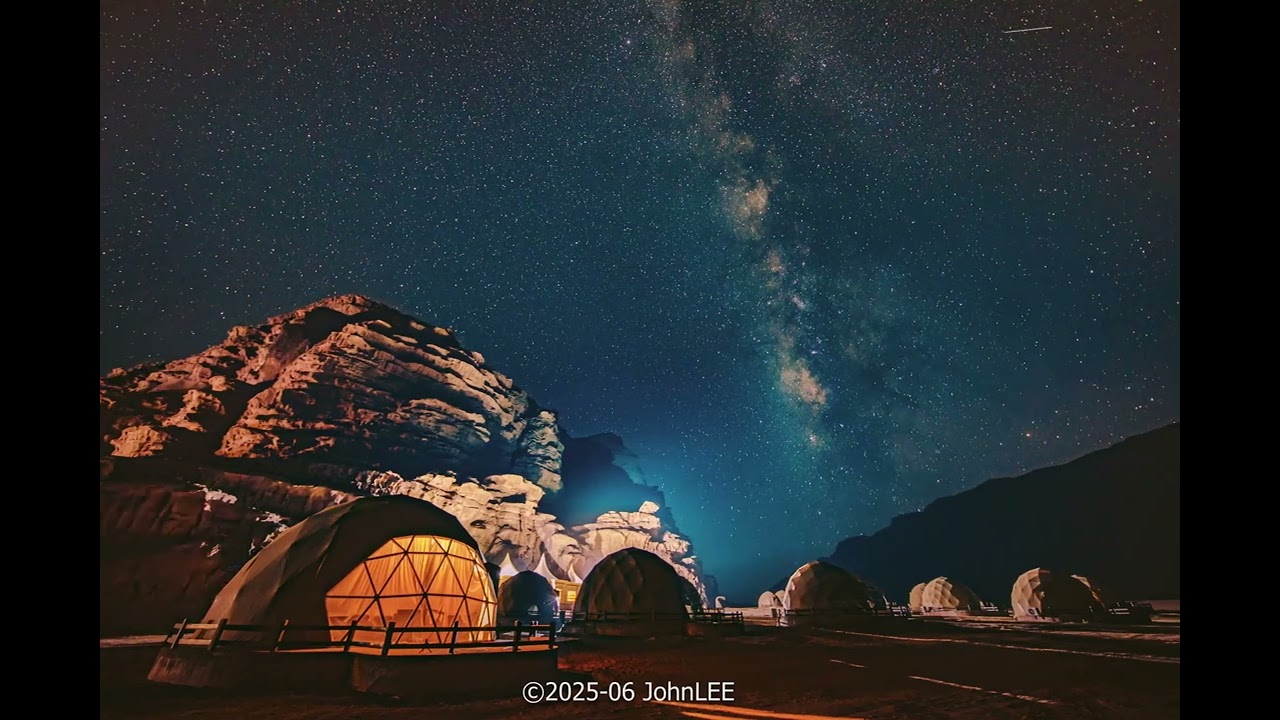 2025-06 Milky Way Timelapse Over Wadi Rum | Jordan’s Desert Under the Stars | Beyond Camp