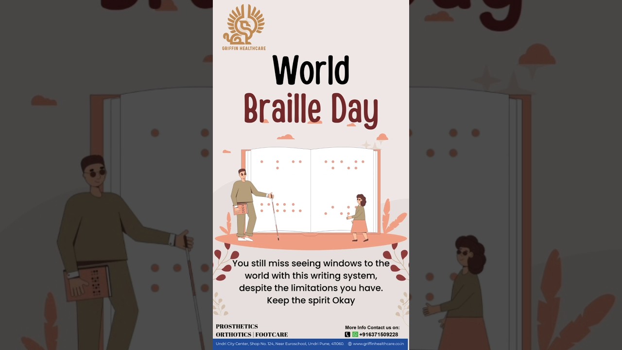 Celebrating the power of touch & inclusion.Happy World Braille Day🥰