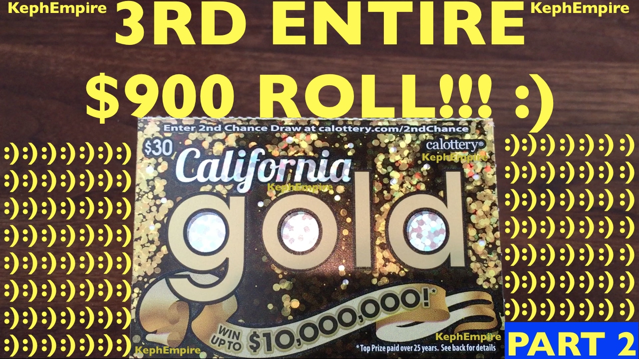 OMG INSANE 30 SCRATCHERS ROLL!!! California Gold 30 Lottery Scratcher