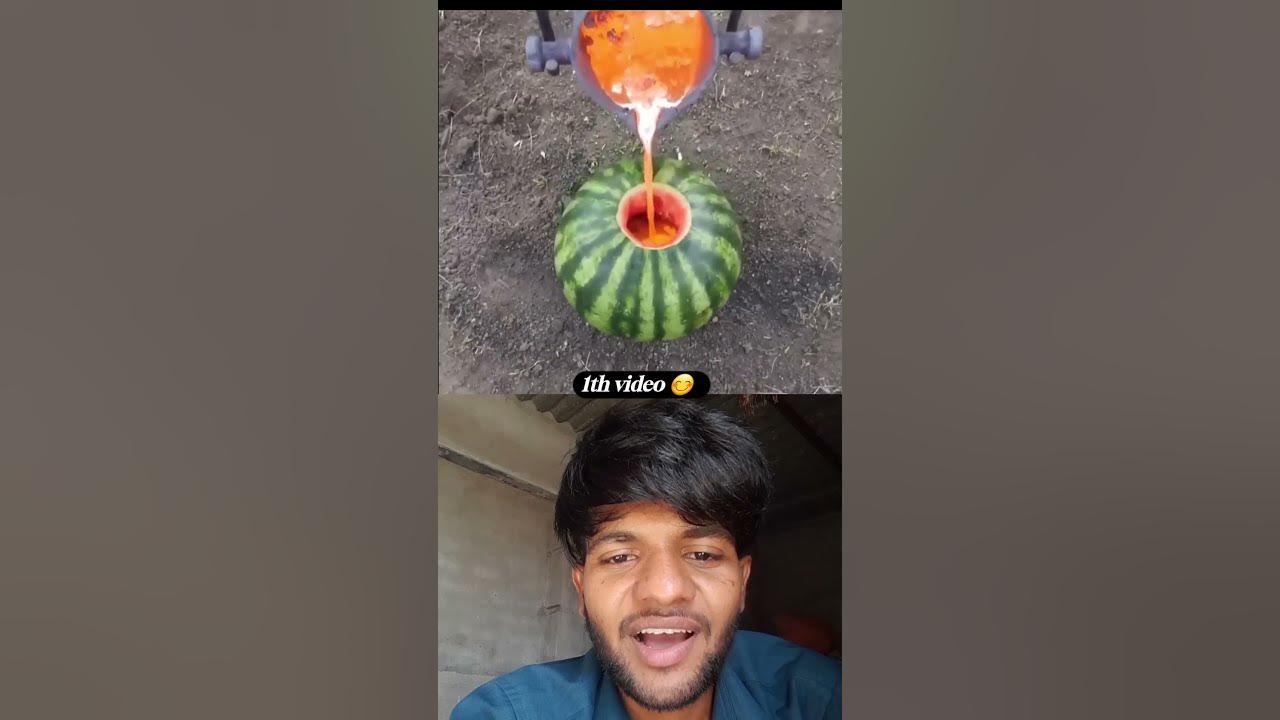 Unbelievable Experiment Watermelon vs molten lava Showdown YouTube