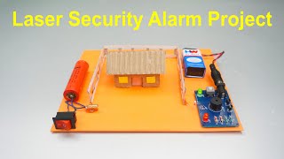 JLCPCB 1&2 Layer PCB Assembly DIY Project Laser Security Alarm