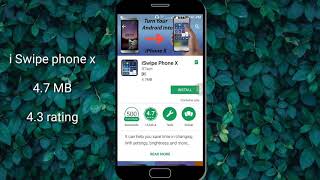 iPhone feature in Android | iswipe phone x | Easy tech. | screenshot 1