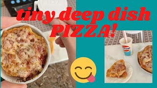 Mini Cooking Real Food Pizza | Mini Deep Dish PIZZA! | Testing the Tiny Baking Kit