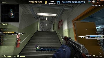 CS:GO Nuke 1v4 clutch