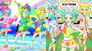 due】にのと一緒にネオンドロップ3色ライブ！（プリパラプレイ動画28