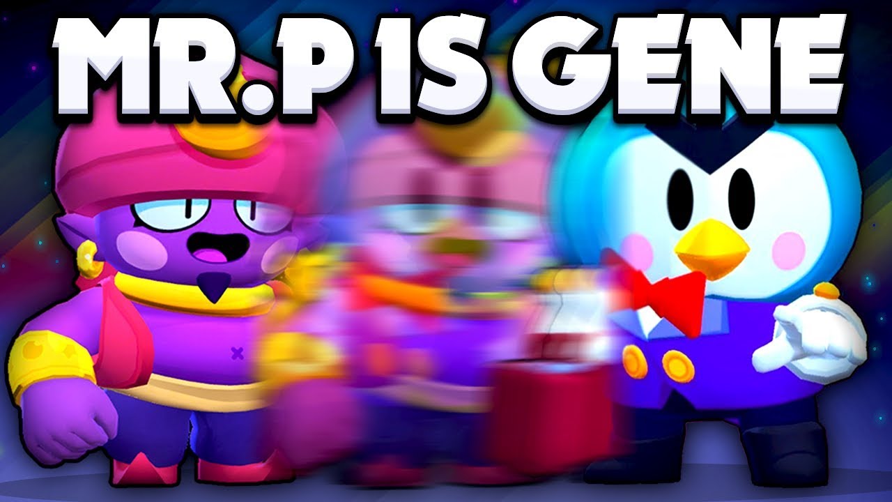 Mr P Is Actually Gene In Disguise A Brawl Stars Update Mystery Youtube - brawl stars logo to fit youtube logo