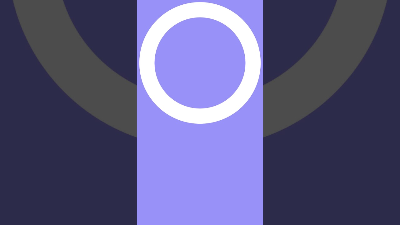 PAARS VIOLET SCHERM 1080 X 1920 WITTE LICHTCIRKEL 20 minuten.